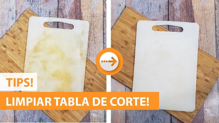 Aprende trucos en español para limpiar y cortar tablas de cocina